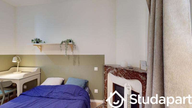 Chambre - 12 m² - 1 pièce