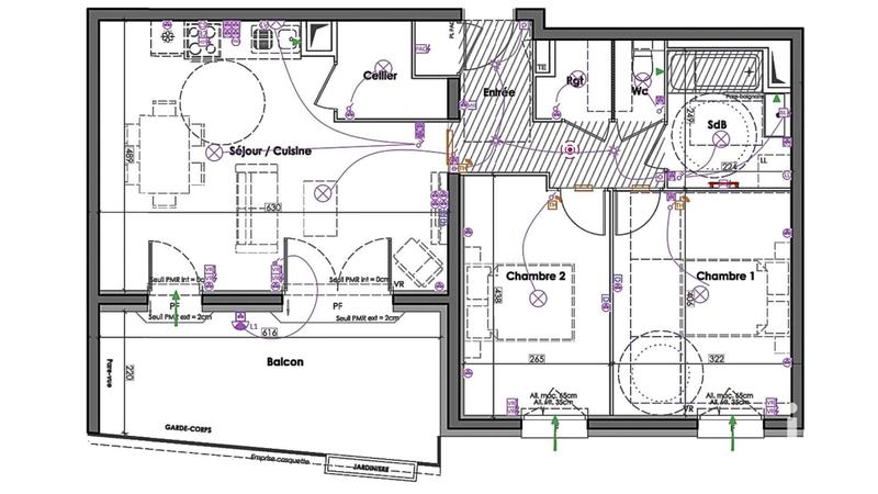 Appartement - 69 m² - 3 pièces