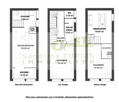 Maison - 72 m² - 4 pièces