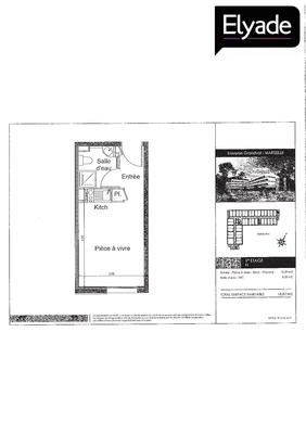Appartement - 19 m² - 1 pièce