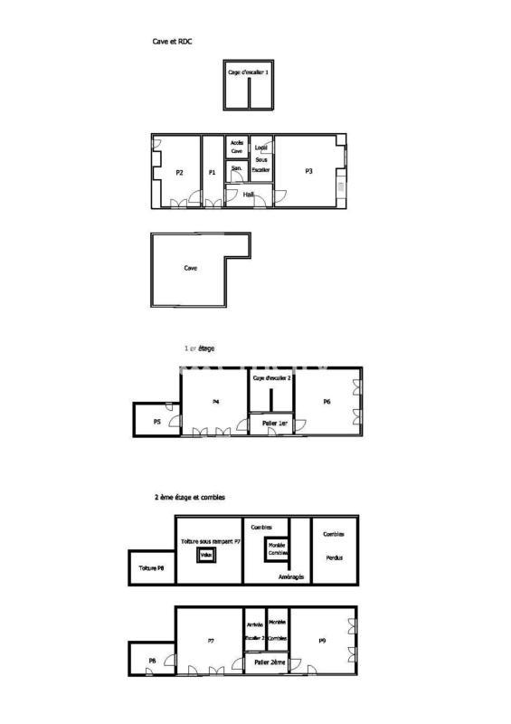 Maison de ville - 150 m² - 5 pièces