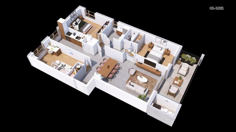 Appartement - 84 m² - 4 pièces