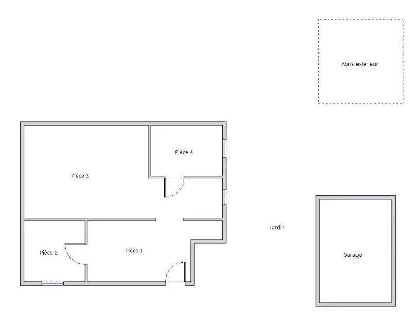 Maison - 60 m² - 3 pièces