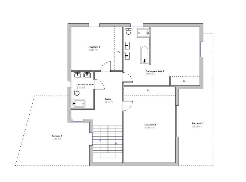 Maison - 140 m² - 5 pièces