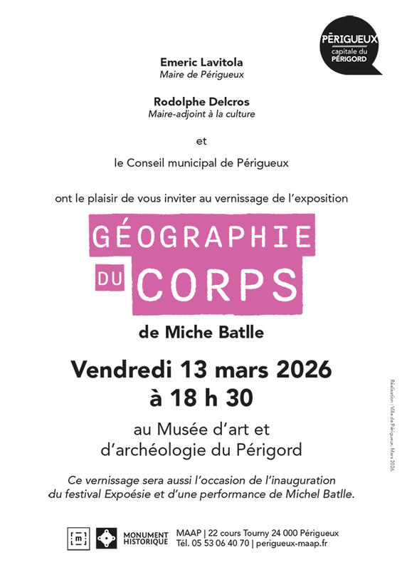 Vernissage "Géographie du corps"