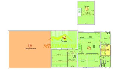 Duplex - 105 m² - 5 pièces