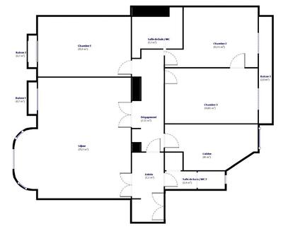 Appartement - 115 m² - 5 pièces