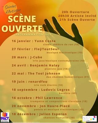 Scène Ouverte et concert de Julien Esperon