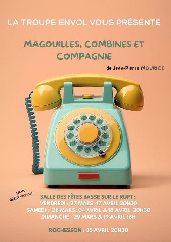 Représentation théâtrale Magouilles, Combines et Compagnie