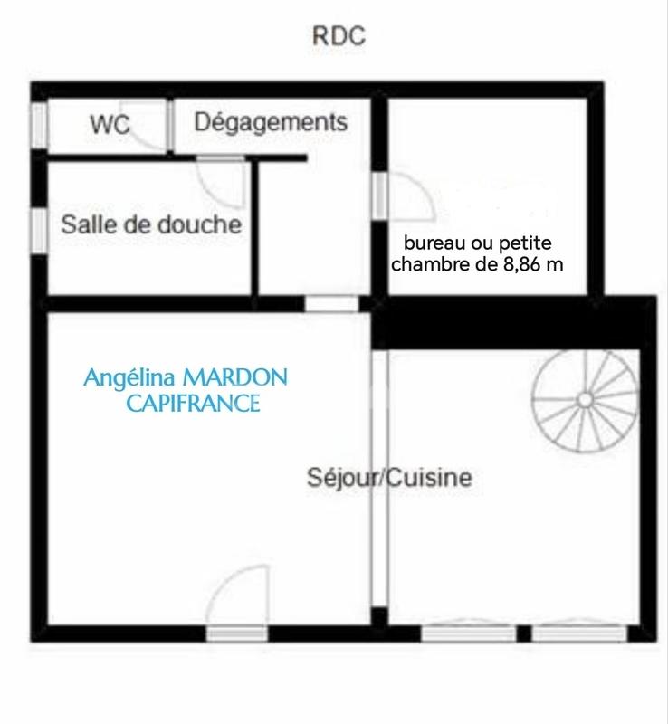 Maison de ville - 69 m² - 4 pièces