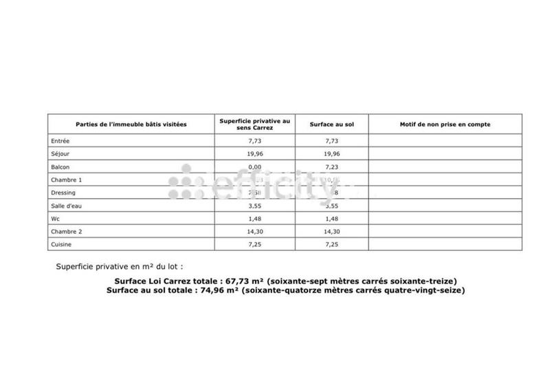 Appartement - 68 m² - 3 pièces
