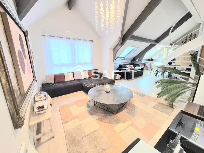 Duplex - 75 m² - 3 pièces