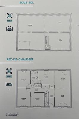 Maison - 95 m² - 5 pièces