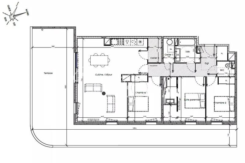 Appartement - 103 m² - 4 pièces