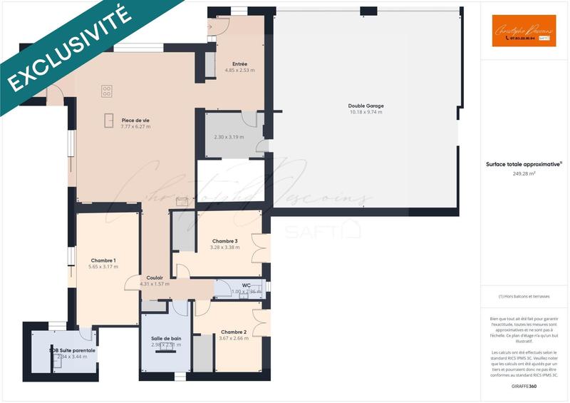 Maison - 160 m² - 6 pièces