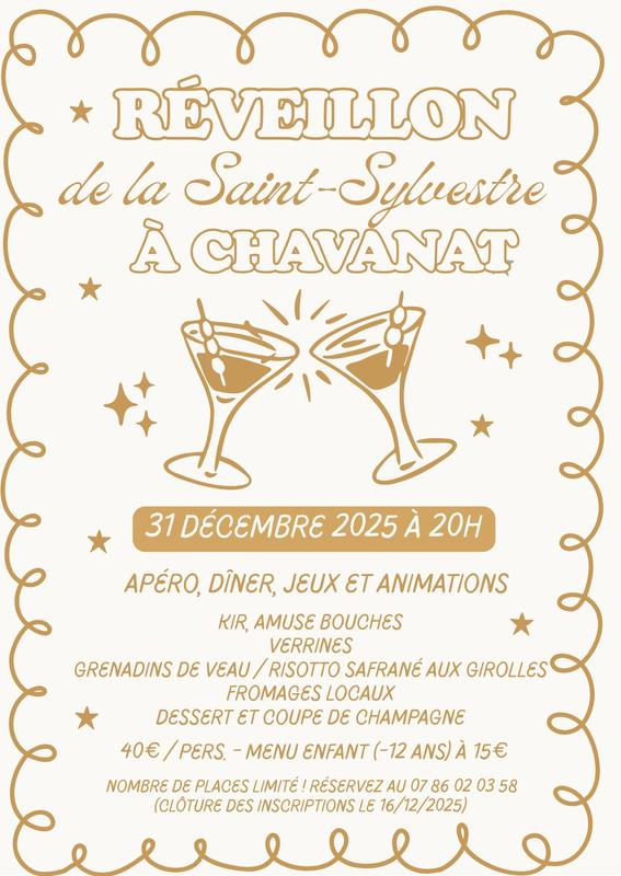 Réveillon Saint Sylvestre