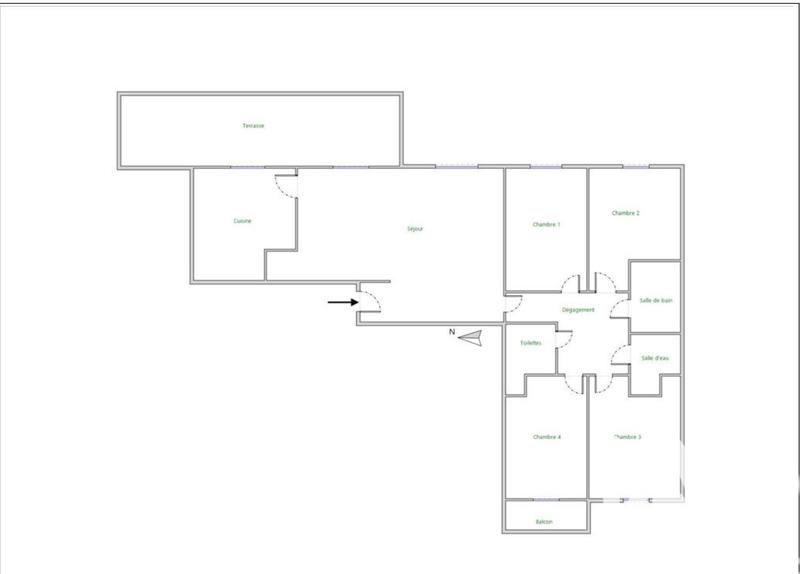 Appartement - 106 m² - 5 pièces