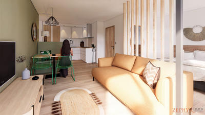 Appartement - 37 m² - 1 pièce