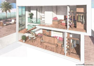 Appartement - 56 m² - 2 pièces