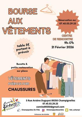 Bourse aux vêtements et puériculture