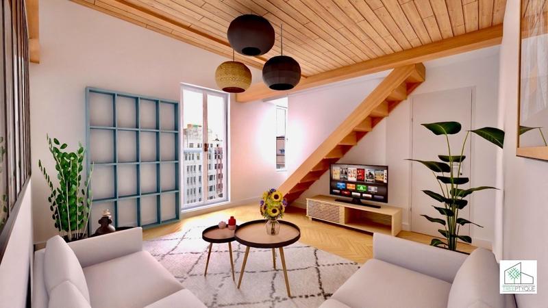 Duplex - 70 m² - 3 pièces