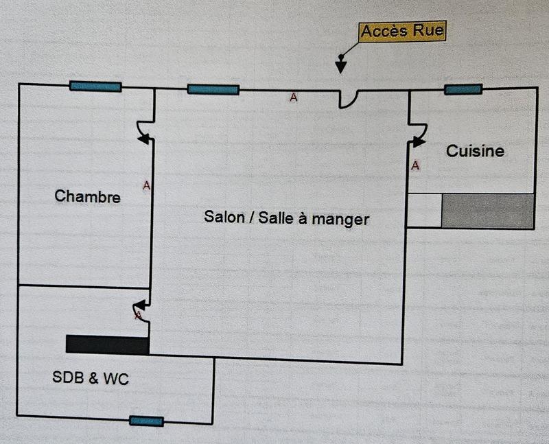 Appartement - 37 m² - 2 pièces