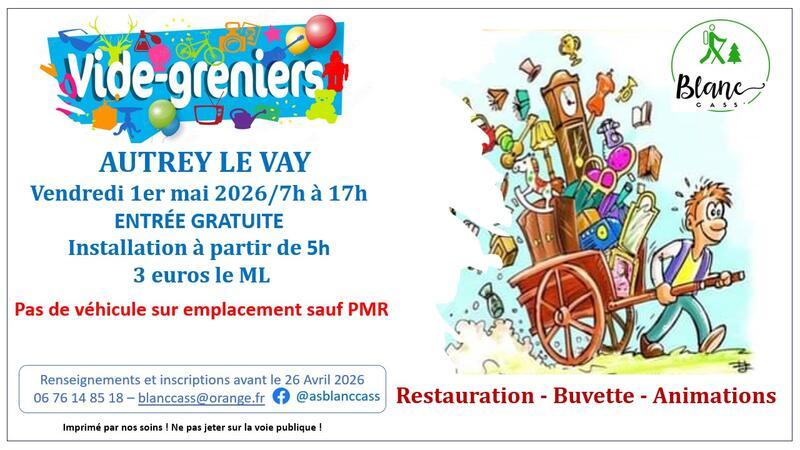Vide grenier d'autrey le vay
