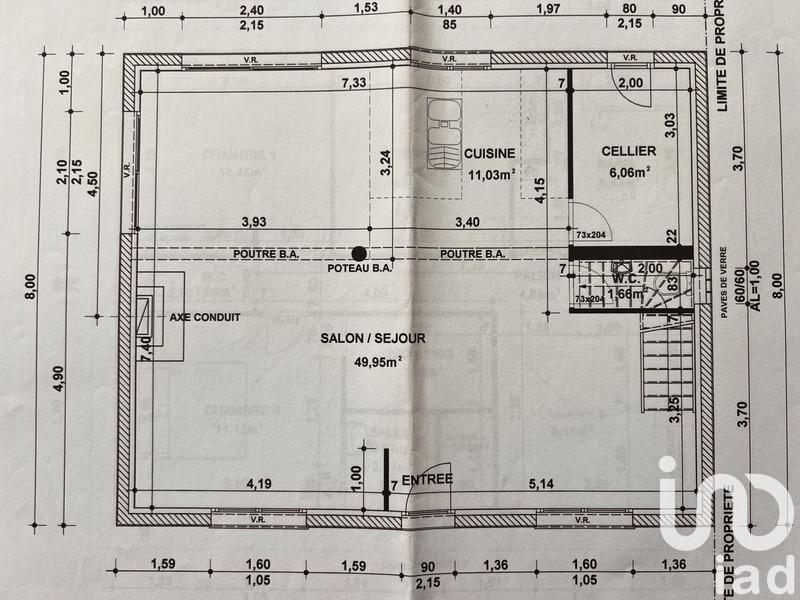 Maison - 135 m² - 5 pièces