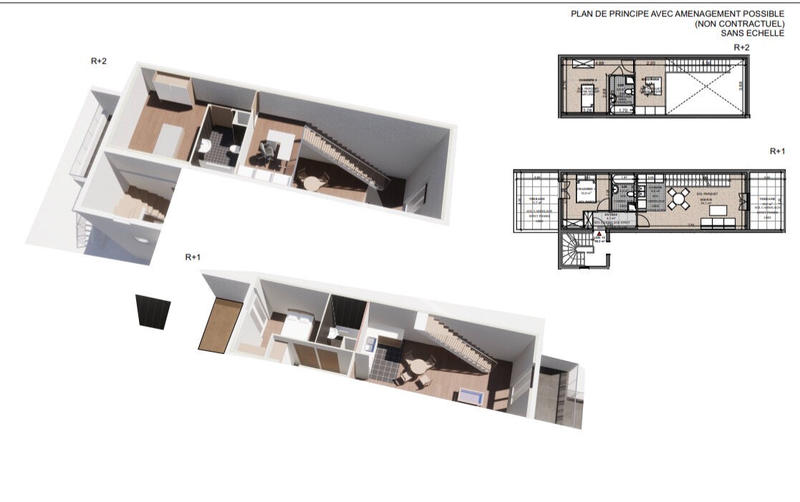 Appartement - 65 m² - 3 pièces