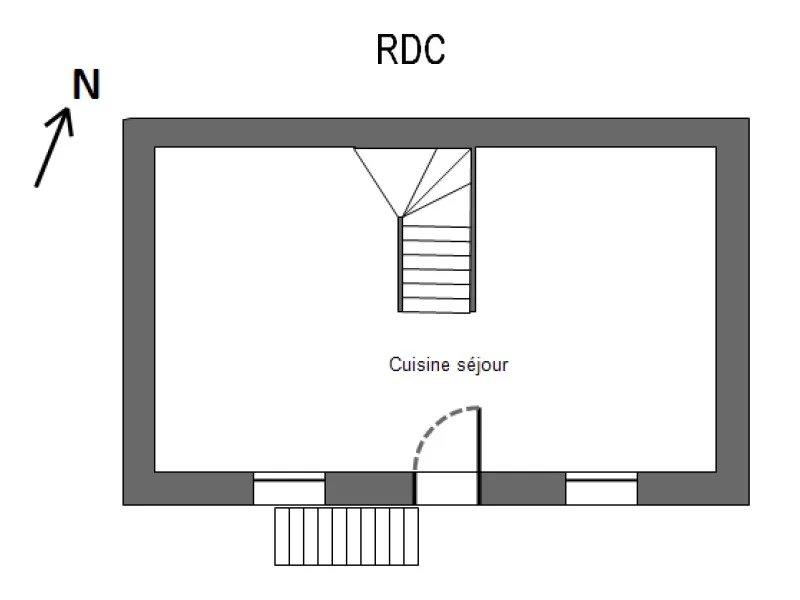 Maison - 51 m² - 4 pièces