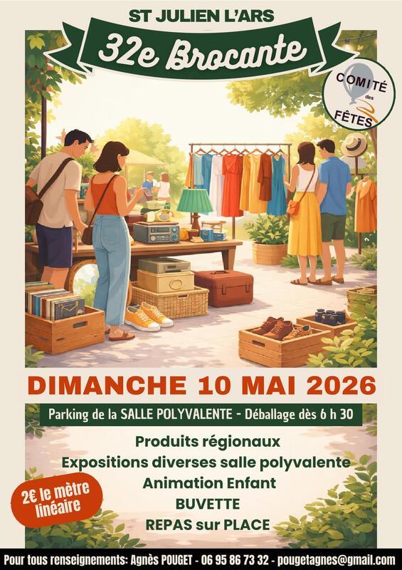 32ème brocante du comité des fêtes
