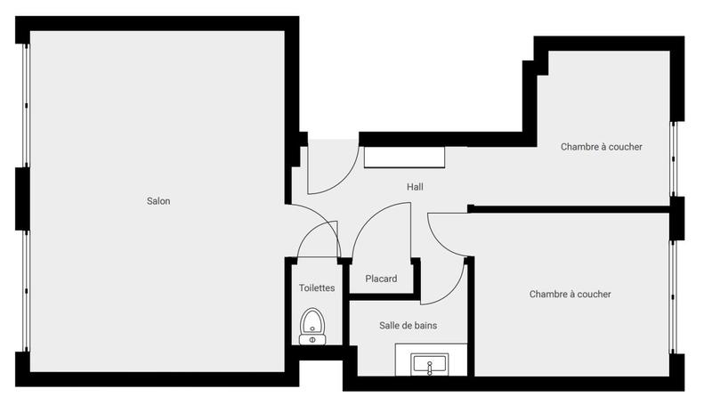 Appartement - 50 m² - 3 pièces