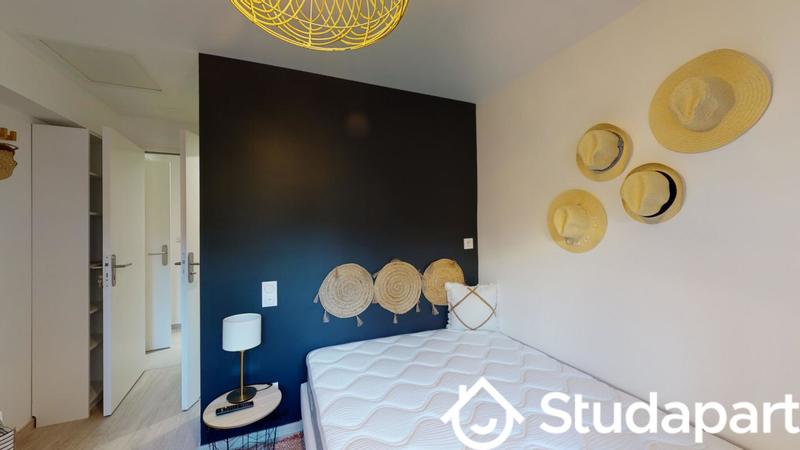 Chambre - 14 m² - 1 pièce