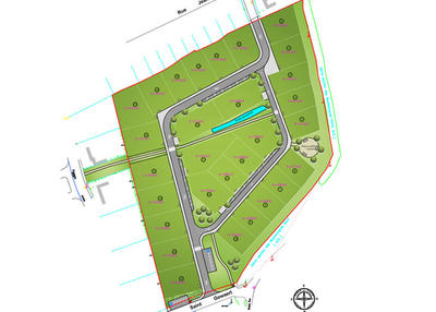 Terrain de lotissements - 500 m²