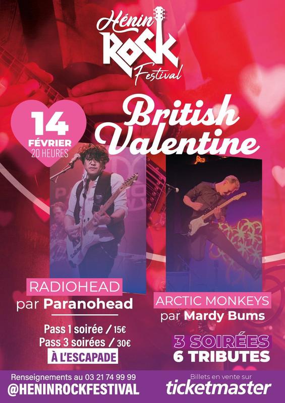 Hénin Rock Festival - Tribute à Radiohead et aux Arctic Monkeys