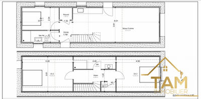Maison - 90 m² - 4 pièces