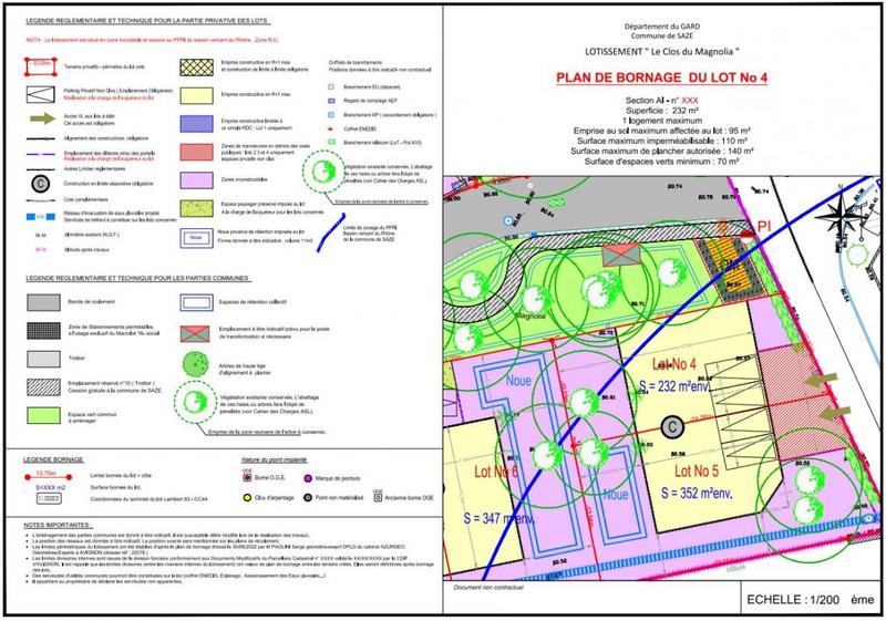Terrain constructible - 232 m²