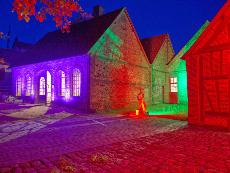 Escape-game et illuminations à la Grosse Forge d'Aube