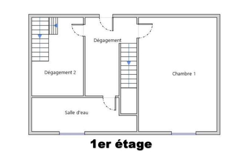 Maison - 87 m² - 3 pièces