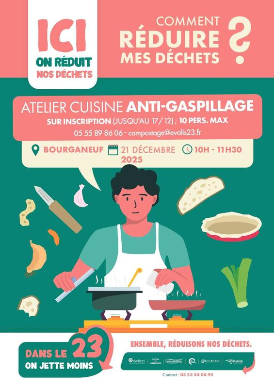 Atelier cuisine anti-gaspillage