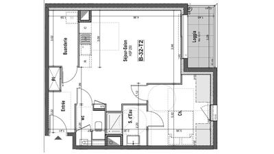 Appartement - 53 m² - 2 pièces