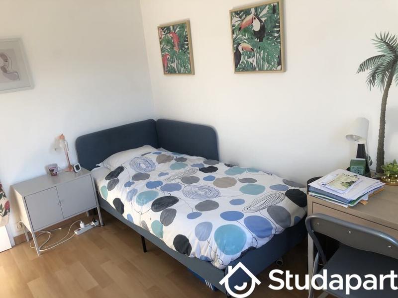 Chambre - 9 m² - 1 pièce