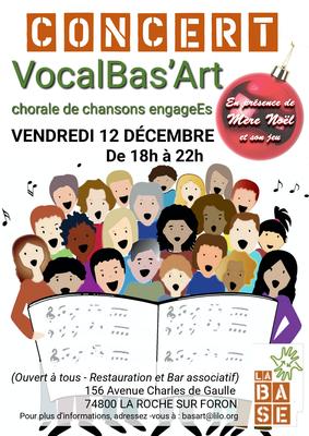 Concert Vocal Bas'Art / Chorale de chansons engagées