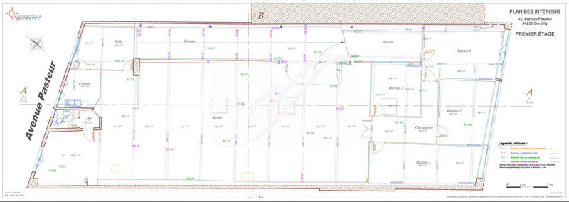 Immeuble - 1 200 m²