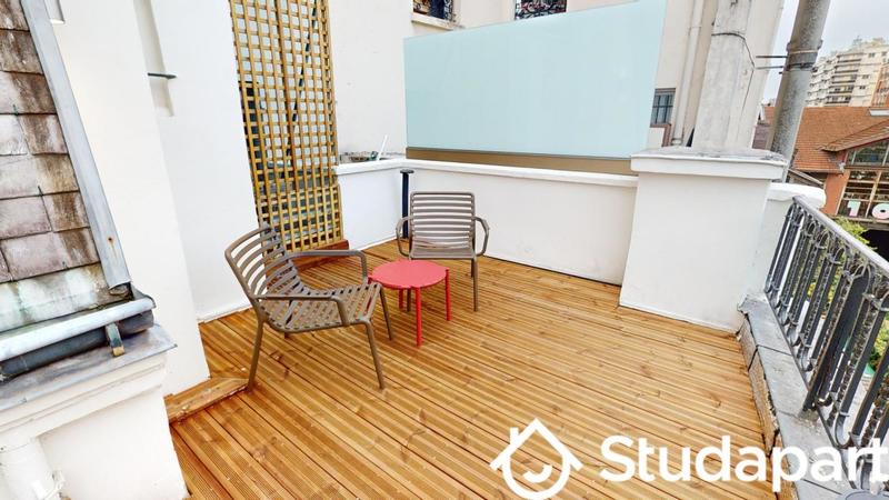 Chambre - 12 m² - 1 pièce