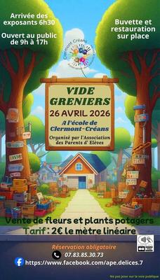 Vide greniers de l'ape des délices