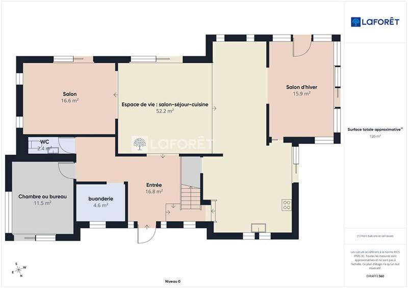 Maison de bois - 180 m² - 7 pièces