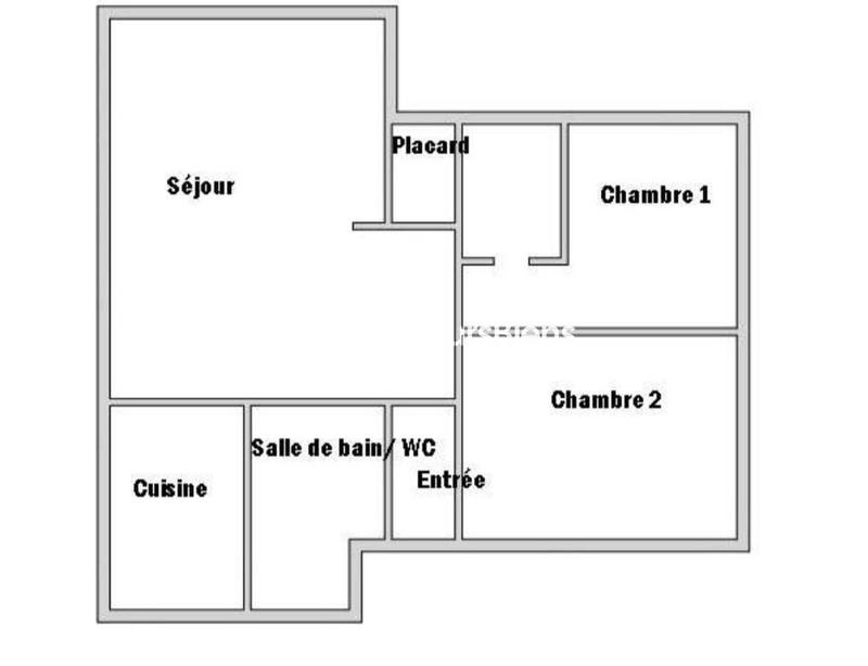 Appartement ancien - 62 m² - 4 pièces