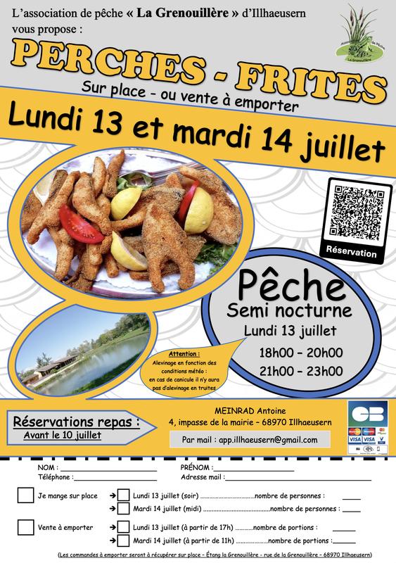 Journée perches - frites