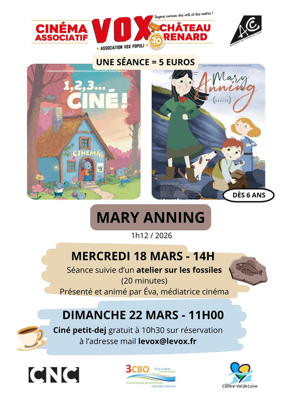 1, 2, 3… Ciné : Mary Anning